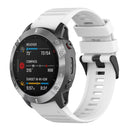 Silicone Strap Adjustable Bracelet for Garmin Fenix 6X/Fenix 6X Pro (White)