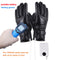 #A Heated Full Finger Mittens Windproof Winter Warm Gloves for Skiing Riding Hik