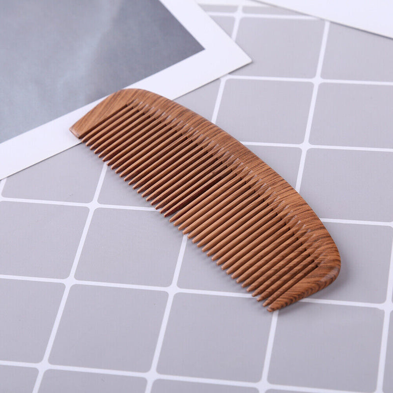 Wooden Smooth Comb Scalp Massage Anti Tangling Static Salon Hair Brush (03)