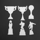 6pcs Wine Glass Cutting Dies Stencils Scrapbooking Embossing DIY Album Card