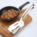Frying Shovel Stainless Steel Steak BBQ Tongs Frying Fish Eggs Household Tools