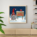 5D Kit Rhinestone Pictures DIY Gnome Full Round Drill Diamond Painting for Ho