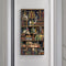 Frameless Oil Paint By Numbers DIY Bookshelf Cat Picture Craft Kit for Home