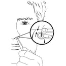 Nose Hair Trimming Tweezers Steel Eyebrow Nose Hair A A Ship Cut Free X6P0