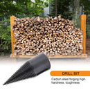 4pcs Woodworking Wood Separator Spiral Cone Reamer Splitter Drill Bit (B) Newly