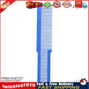 Hairdressing Carbon Anti-static Comb Wide Tooth Hair Clipper Comb (Blue) Newly
