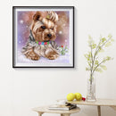 5D DIY Full Round Drill Diamond Painting Dog Mosaic Rhinestone Drawing Kit