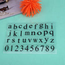 Letter Clear Transparent Silicone Seal DIY Stamp Sheet Photo Album Decor(B)
