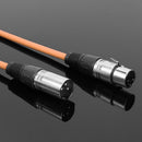 1m XLR 3Pin Cable Male to Female Shielded Microphone Wire Cord (Orange) Newly