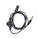 3.5mm M/F Stereo Earphone Audio Extension Cable 1M with Volume Control