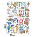 4pcs 5D DIY Diamond Painting Stickers Handmade Art Craft Kits Gift (BT008) Newly