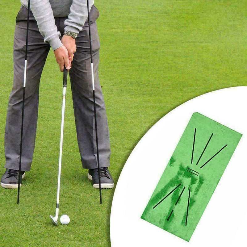 Golf Training Mat For Swing Detection Batting Practice lot Aid Game F2T1