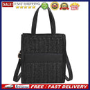 Woven Straw Totes Shoulder Bag Leather Simple Women Lady Totes Handbag Purse