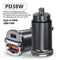 Dual USB Fast Charging Adapter PD QC3.0 12-24V Car Charger for Mobile Phone