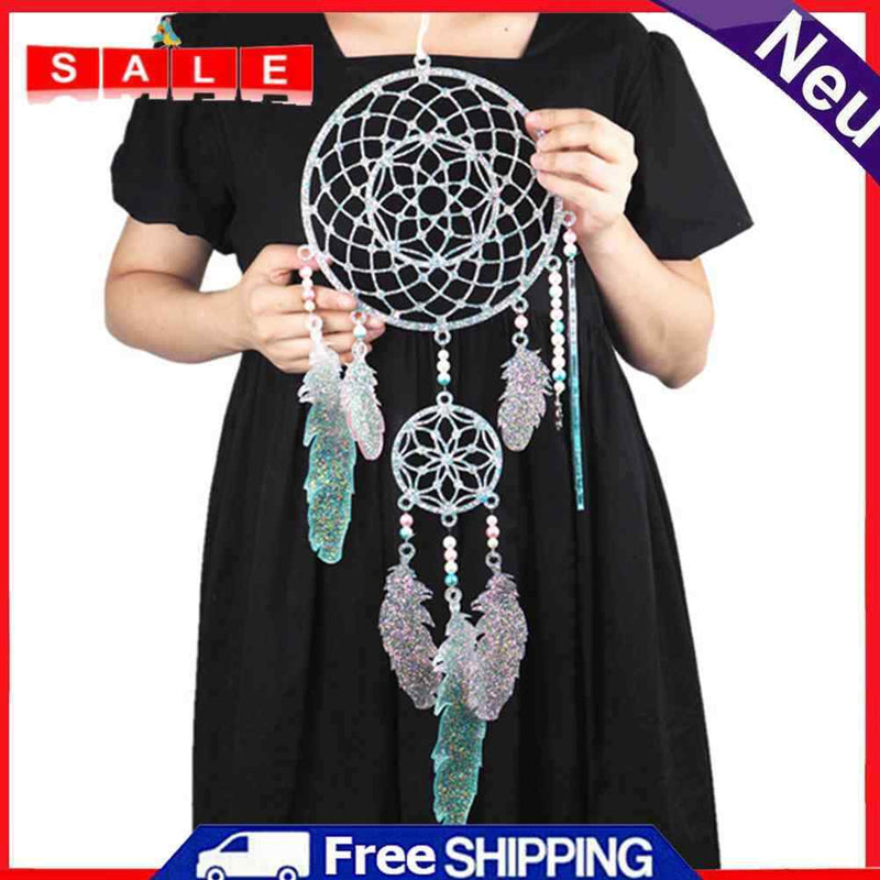 DIY Epoxy Silicone Dream Catcher Wind Pime Mold for Home Party Crafts Props