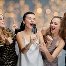 Portable Wireless Bluetooth-compatible Hand-held Microphone Home KTV Player M