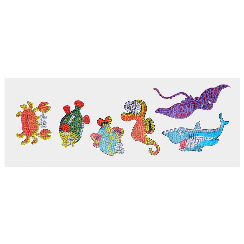 DIY Animals Full Drill Diamond Painting Kids Round Diamond Stickers Craft K