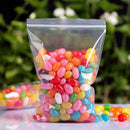 100pcs Zip Bag No Bad Smell Reused Many Times Clear Zipper Seal Storage Bags