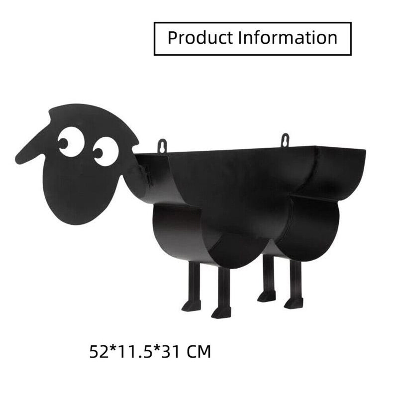 Sheep Dog Shape Toilet Paper Rack Free Standing Bathroom Tissue Holder (A)