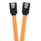 40cm SATA HDD Hard Drive Optical Drive Double Chip Data Cable with Buckle