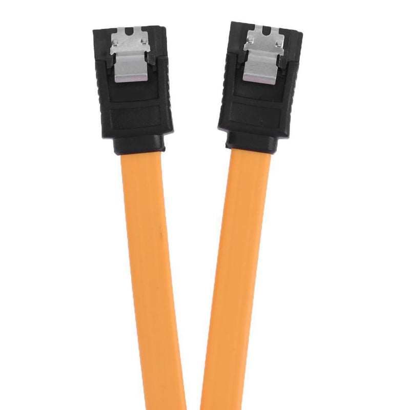 40cm SATA HDD Hard Drive Optical Drive Double Chip Data Cable with Buckle