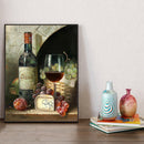 Diamond Painting 5D Full Round Drill Mosaic DIY Grape Wine Kit Wall Decorations