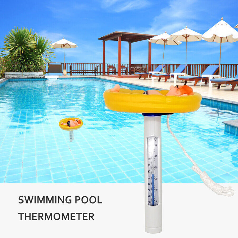 Swimming Pool Floating Thermometer Bathtub Ponds Temperature Meter Gauge