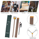 Outdoor Double Shepherd Hook Heavy Duty Garden Poles for Hanging Lights Plants