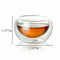 Double Wall Tea Cups Mini Glass Cup Espresso Coffee Cups Kungfu Teacup