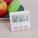 Multi-function Electric LCD Digital Kitchen Timer Alarm Count Clock(Pink)