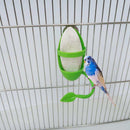 Parrot Food Feeder Fun Bird Feeding Cup Cage Plastic Cuttlebone Food Holders