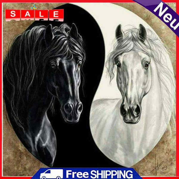 Full Drill 5D DIY Diamond Painting Horse Embroidery Cross Stitch Home Art Decor