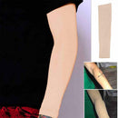 Brown Color Forearm Concealer Tattoo Cover Up Compression Sleeves Long Sleeves