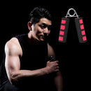 Fitness Grip Hand Gripper Training Strength Exerciser Equipment (Red Black)