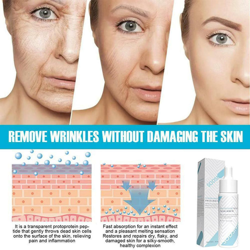 Niacinamide Yeast Facial Serum Moisturizing Anti-drying Nourishing Lifting Firmi