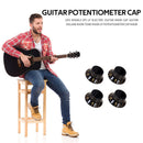 4x Electric Guitar Speed Volume Tone Control Knob Cap for EPI LP (Black) Newly