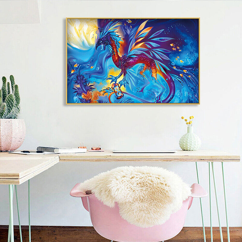 5D Pterodactyl Diamond Painting Special Shape Rhinestone Partial