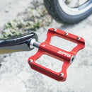 ZTTO Bicycle MTB Road Bike Smooth Bearings Anti-slip Flat Pedals (Red) Newly
