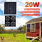 20W 20V Air Extractor Chicken House Waterproof Solar Panel Ventilator Fan