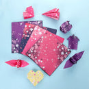 Hot DIY craft Kids Square Scrapbooking  Folding Papers Origami  Cherry Blossom