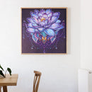 5D Diy Diamond Painting lotus Special-shape Partial Drill Art Newly