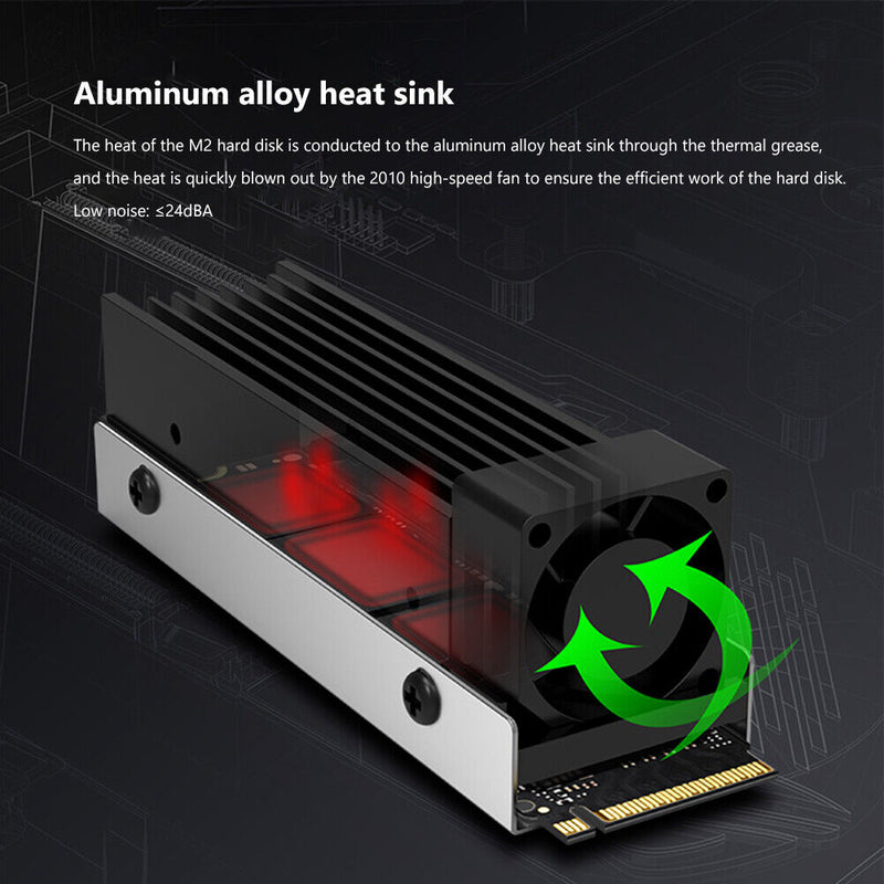 M.2 PCI-E NVMe Heat Sink M2 2280 Solid State Hard Disk Radiator for Desktop SSD