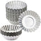 10pcs Egg Tart Aluminum Cupcake Cake Cookie Mold Lined Tools Tin Baking L7Z5