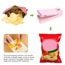Portable Heat Sealer Rechargeable Food Snack Storage Bag Sealing (Pink)