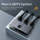 Baseus Matrix Bi-Directional 4K HDMI-compatible Switch Switcher Splitter