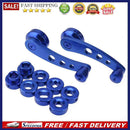 2pcs Aluminum Alloy Car Window Handle Winder Riser Replacement(Blue)