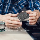 Broadroot 2 in 1 mSATA to SATA NGFF M.2 to SATA3 Adapter Card SSD Disk Solid St
