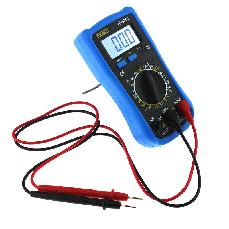 AN8202 Digital LCD Multimeter Backlight AC/DC Ohm Voltage Ammeter Tester
