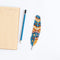 12CT 2 Strands Feather Double-Sided Counted Cross Stitch Bookmark Kit (A)