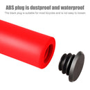 Mountain Bike Handlebar Grips Cover Soft Bicycle Handle Grips Set (Red) Newly